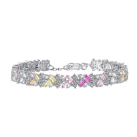 [Polaidi Jewelry ]Dazzling Unique Multi Shape Daily Bracelet