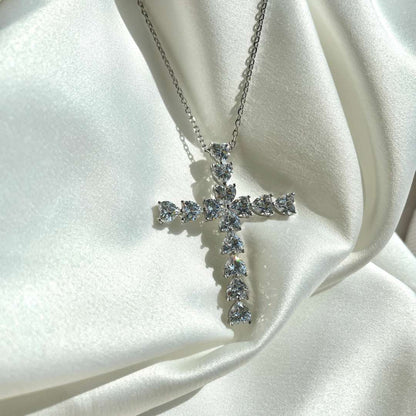 [Polaidi Jewelry]Radiant Cross Shape Necklace