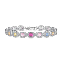 [Polaidi Jewelry ]Exquisite Ornate Emerald Cut Daily Bracelet
