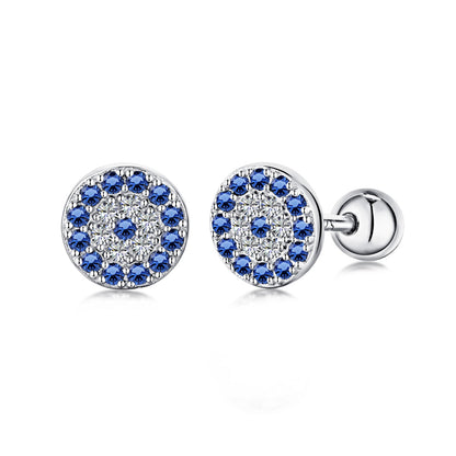 [Polaidi Jewelry]Devil's Eye Ear Bone Nail Earrings