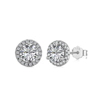 [Polaidi Jewelry ]Classic Princess Round Shape Earrings