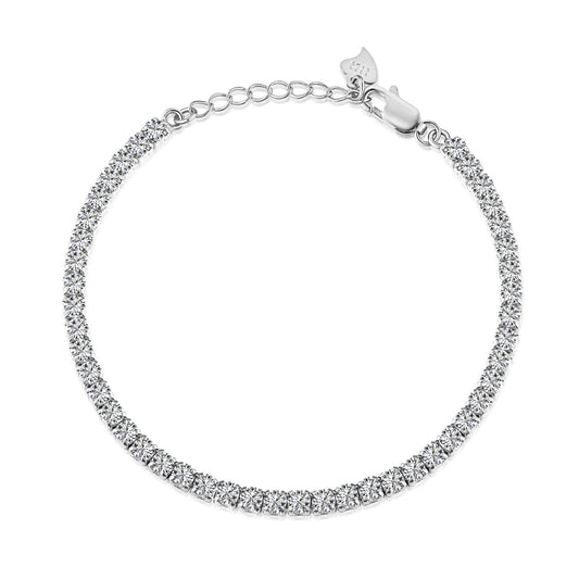 [Polaidi Jewelry]Sparkling Round Cut Daily Bracelet