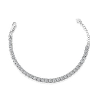 [Polaidi Jewelry ]Sparkling Radiant Princess Cut Tennis Bracelet