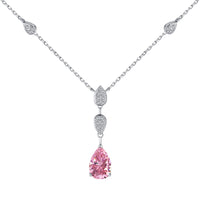 [Polaidi Jewelry ]Dazzling Pear Cut Necklace