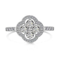 [Polaidi Jewelry ]Four Leaf Clover Flower Design Ring