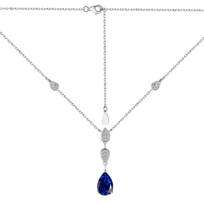[Polaidi Jewelry]Dazzling Pear Cut Necklace