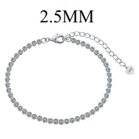 [Polaidi Jewelry ]Dazzling Sparkling Round Cut Daily Bracelet