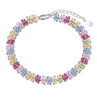 [Polaidi Jewelry ]Sparkling Exquisite Multi Cut Party Bracelet