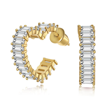 [Polaidi Jewelry]Radiant Heart Cutout Earrings