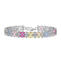[Polaidi Jewelry ]Delicate Colorful Multi Cut Party Bracelet