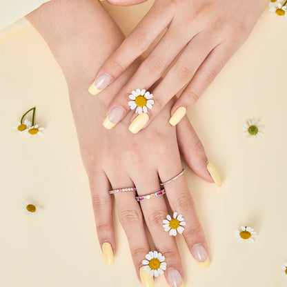 [Polaidi Jewelry]Elegant Vivid Round Cut Daily Ring