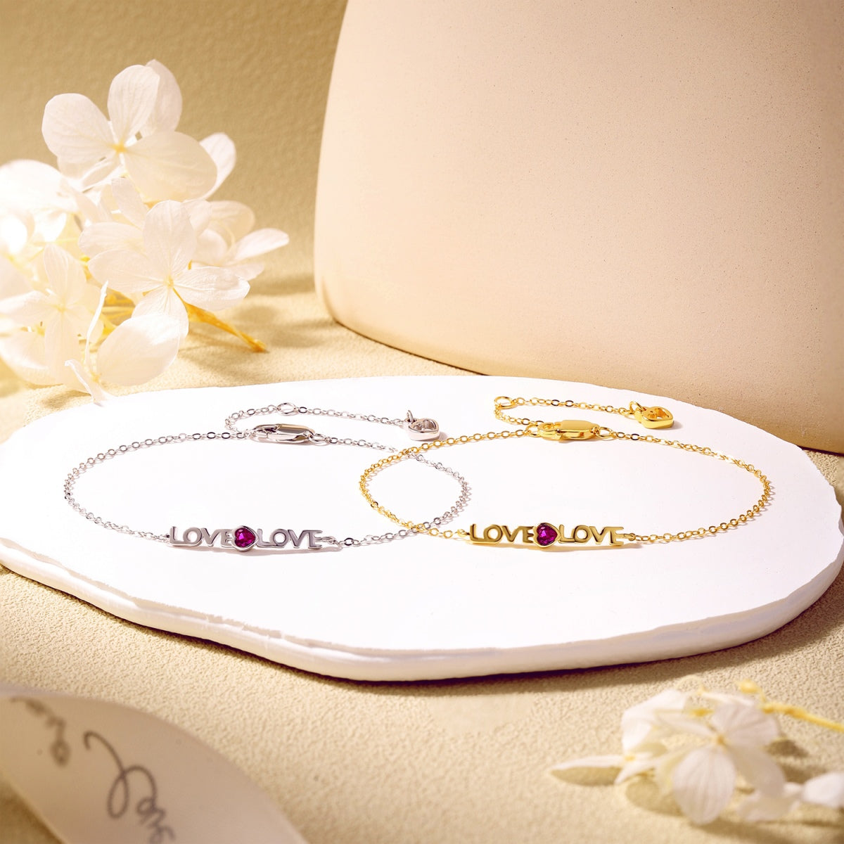 [Polaidi Jewelry]Romantic Heart Shape Lover Bracelet