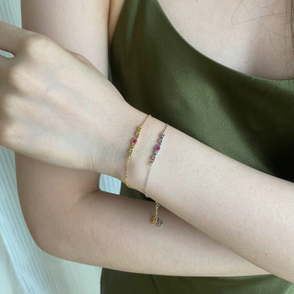 [Polaidi Jewelry]Romantic Heart Shape Lover Bracelet