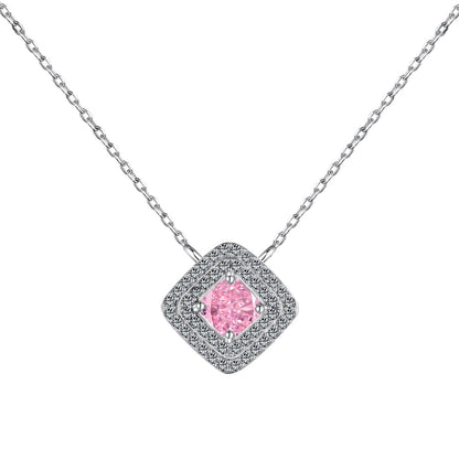 [Polaidi Jewelry]Sparkling Asscher Cut Necklace