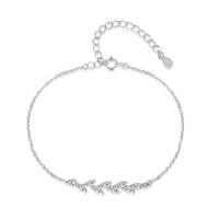 [Polaidi Jewelry ]Elegant Wheat Leaves Shape Bracelet