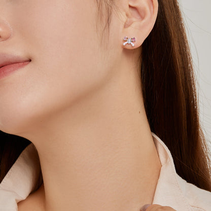 [Polaidi Jewelry]Ornate Butterfly Shape Daily Earrings