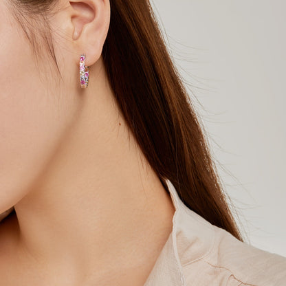 [Polaidi Jewelry]Unique Round Cut Daily Earrings
