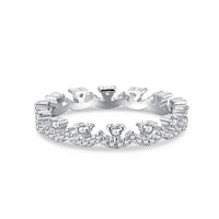 [Polaidi Jewelry ]Elegant Resplendent Round Shape Party Ring