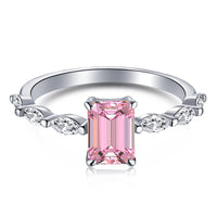 [Polaidi Jewelry ]1.0 Carat Dainty Resplendent Radiant Cut Daily Ring