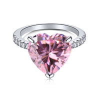 [Polaidi Jewelry ]6.0 Carat Luxurious Sparkling Romantic Heart Cut Lover Ring