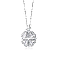 [Polaidi Jewelry ]Ornate Heart Cut Flower Shape Necklace