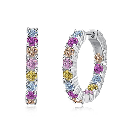 [Polaidi Jewelry]Unique Round Cut Daily Earrings