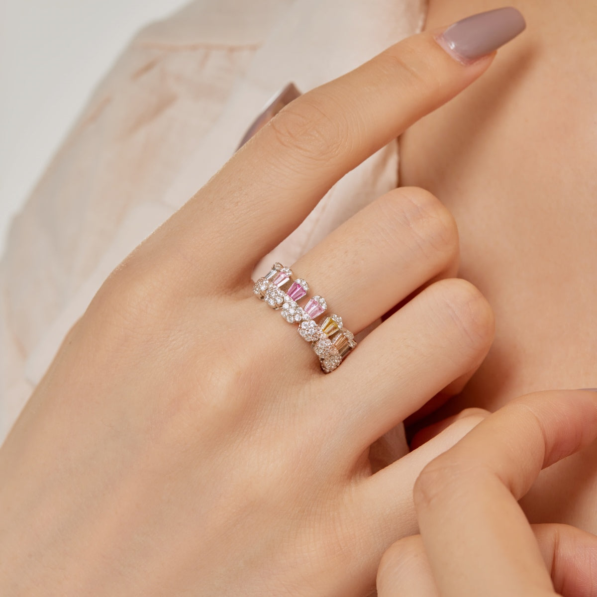 [Polaidi Jewelry]Gorgeous Radiant Cut Daily Ring