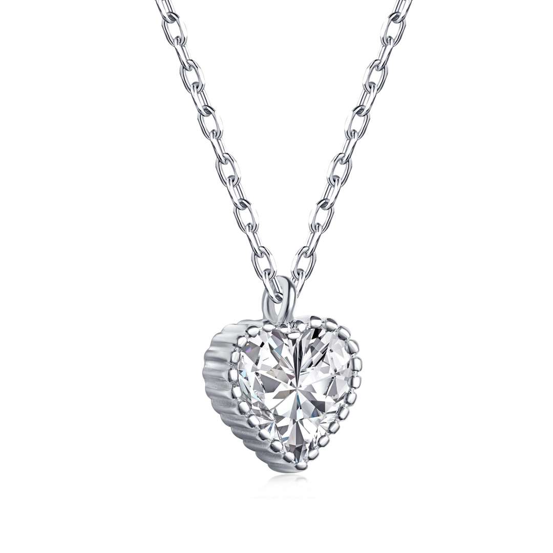 [Polaidi Jewelry]Ornate Heart Shape Necklace