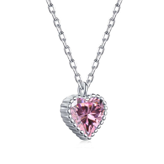 [Polaidi Jewelry]Ornate Heart Shape Necklace