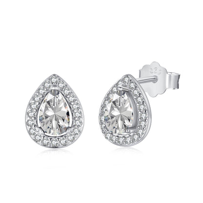 [Polaidi Jewelry]Luxurious Water Drop Shape Earrings
