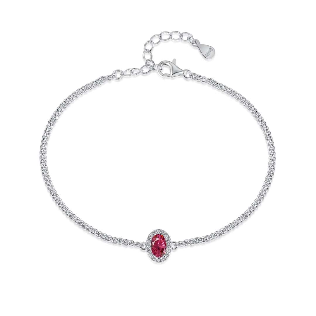 [Polaidi Jewelry]Exquisite Oval Shape Bracelet
