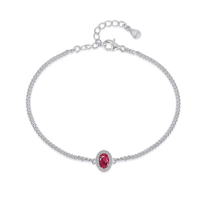 [Polaidi Jewelry]Exquisite Oval Shape Bracelet