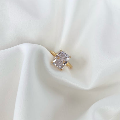 [Polaidi Jewelry]4.0 Carat Ornate Enchanting Radiand Cut Banquet Ring