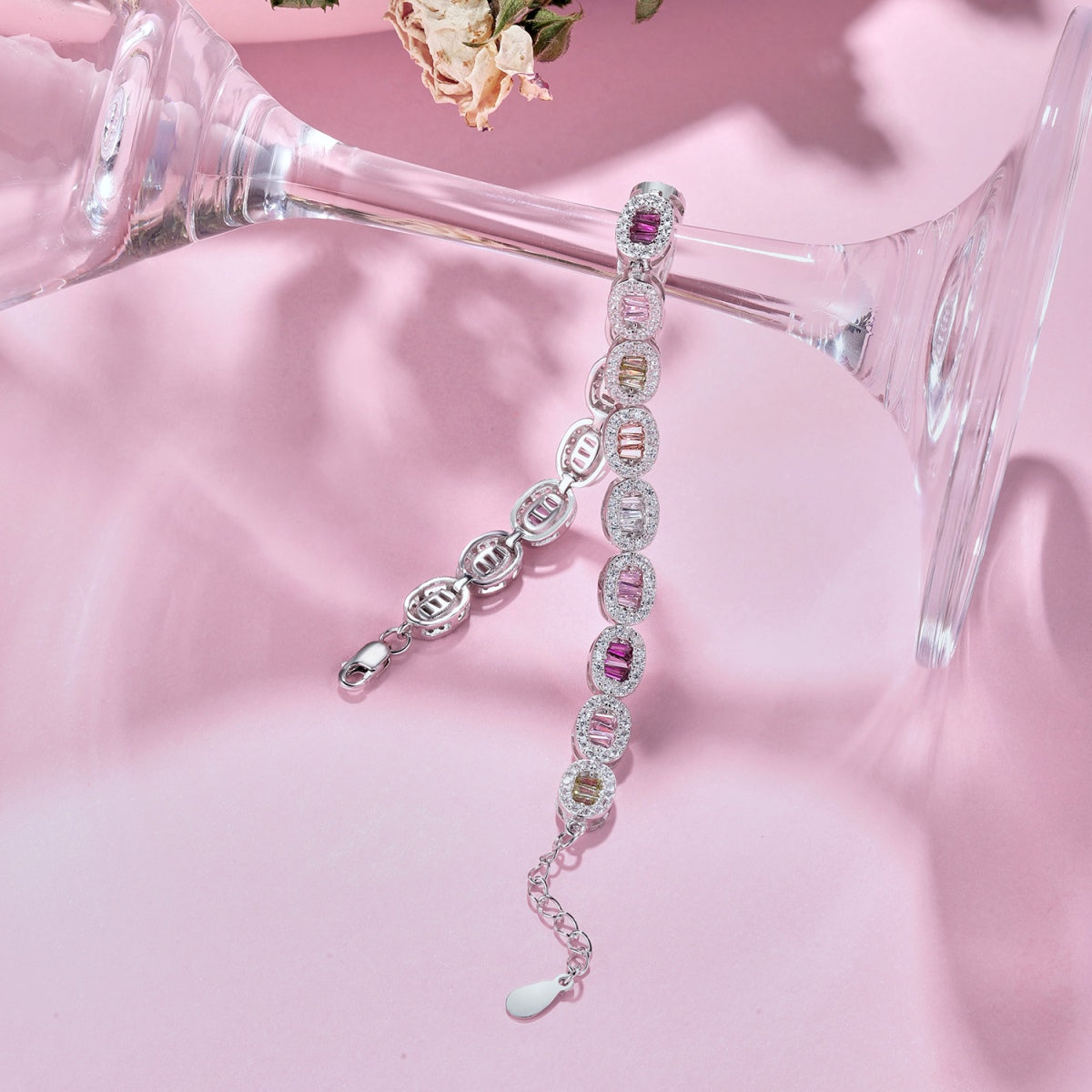 [Polaidi Jewelry]Exquisite Ornate Emerald Cut Daily Bracelet