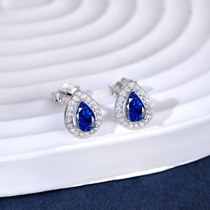 [Polaidi Jewelry]Luxurious Water Drop Shape Earrings