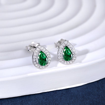 [Polaidi Jewelry]Luxurious Water Drop Shape Earrings