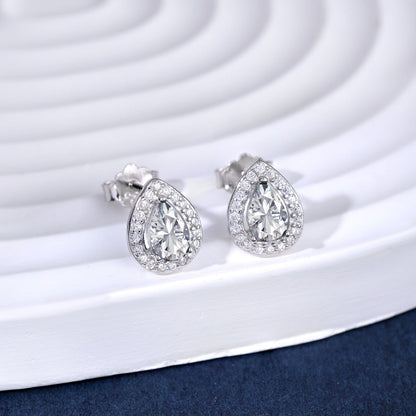 [Polaidi Jewelry]Luxurious Water Drop Shape Earrings
