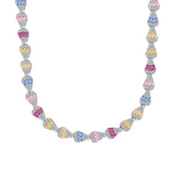 [Polaidi Jewelry ]Radiant Colorful Rainbow Necklace