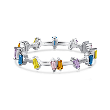 [Polaidi Jewelry]Unique Trapezoid Cut Daily Ring
