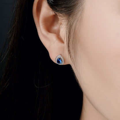 [Polaidi Jewelry]Luxurious Water Drop Shape Earrings