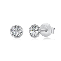 [Polaidi Jewelry ]Sparkling Colorful Round Shape Earrings