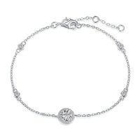 [Polaidi Jewelry ]Dazzling Round Cut Shape Bracelet