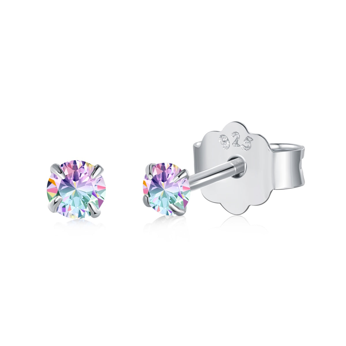 [Polaidi Jewelry]Delicate Solitaire Earrings