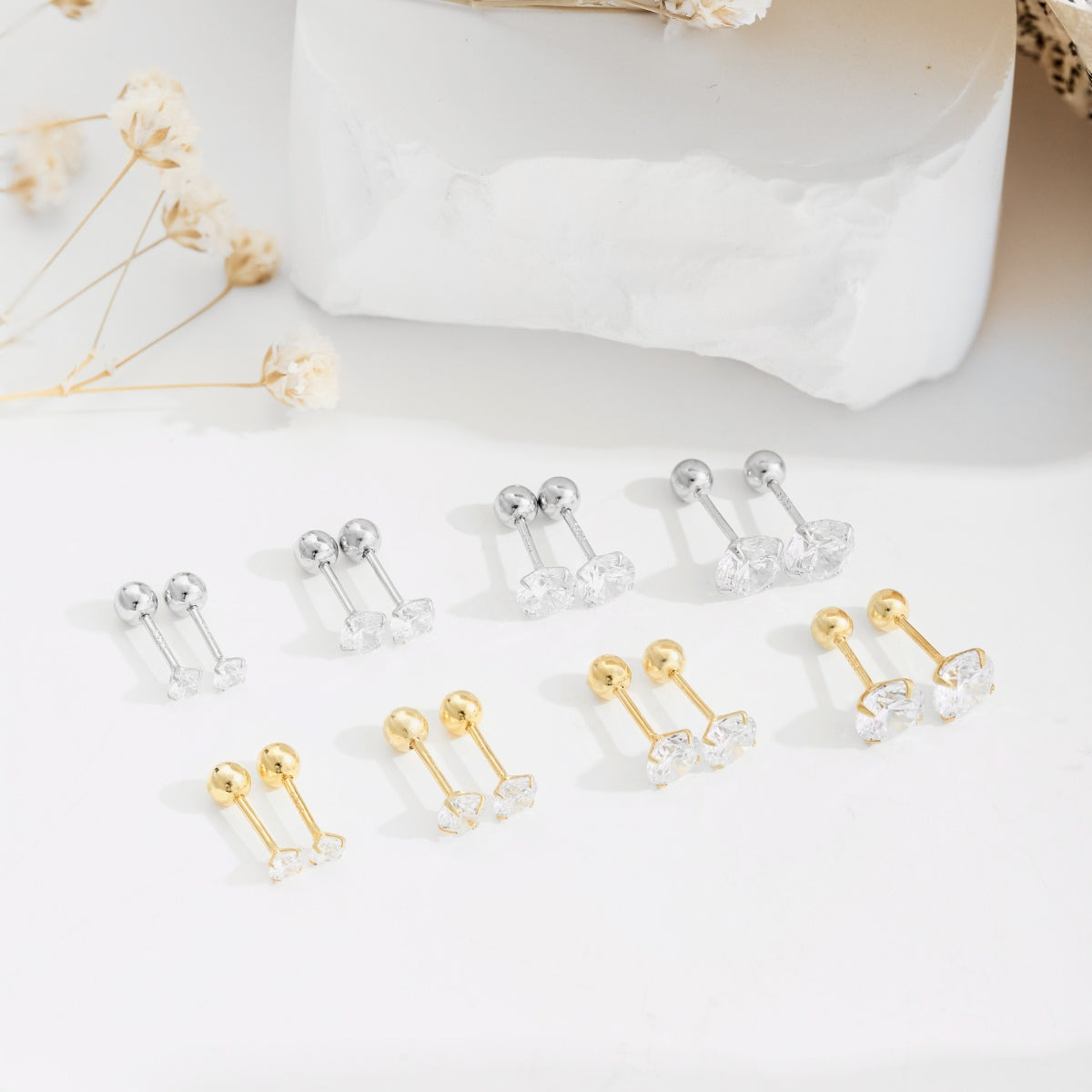 [Polaidi Jewelry]Unique U-Shaped Ear Bone Earrings