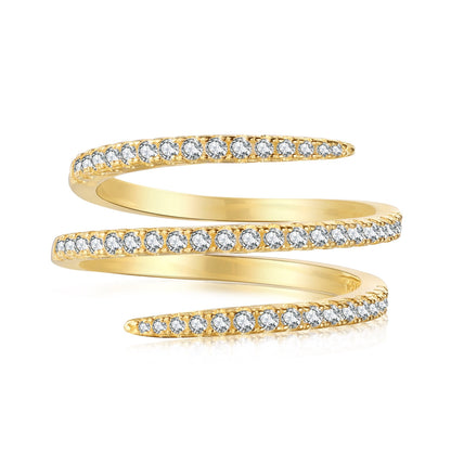 [Polaidi Jewelry]Unique Vibrant Entangle Daily Ring