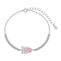 [Polaidi Jewelry ]Dazzling Unique Multi Shape Lover Bracelet