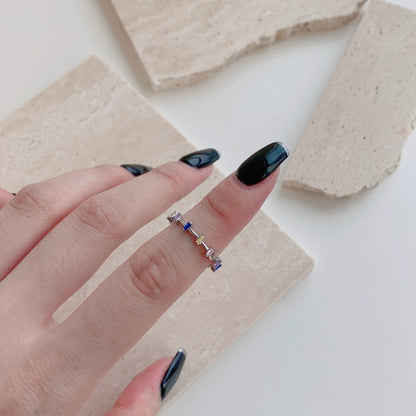[Polaidi Jewelry]Unique Trapezoid Cut Daily Ring