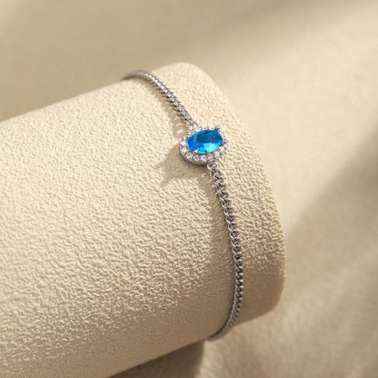 [Polaidi Jewelry]Exquisite Oval Shape Bracelet