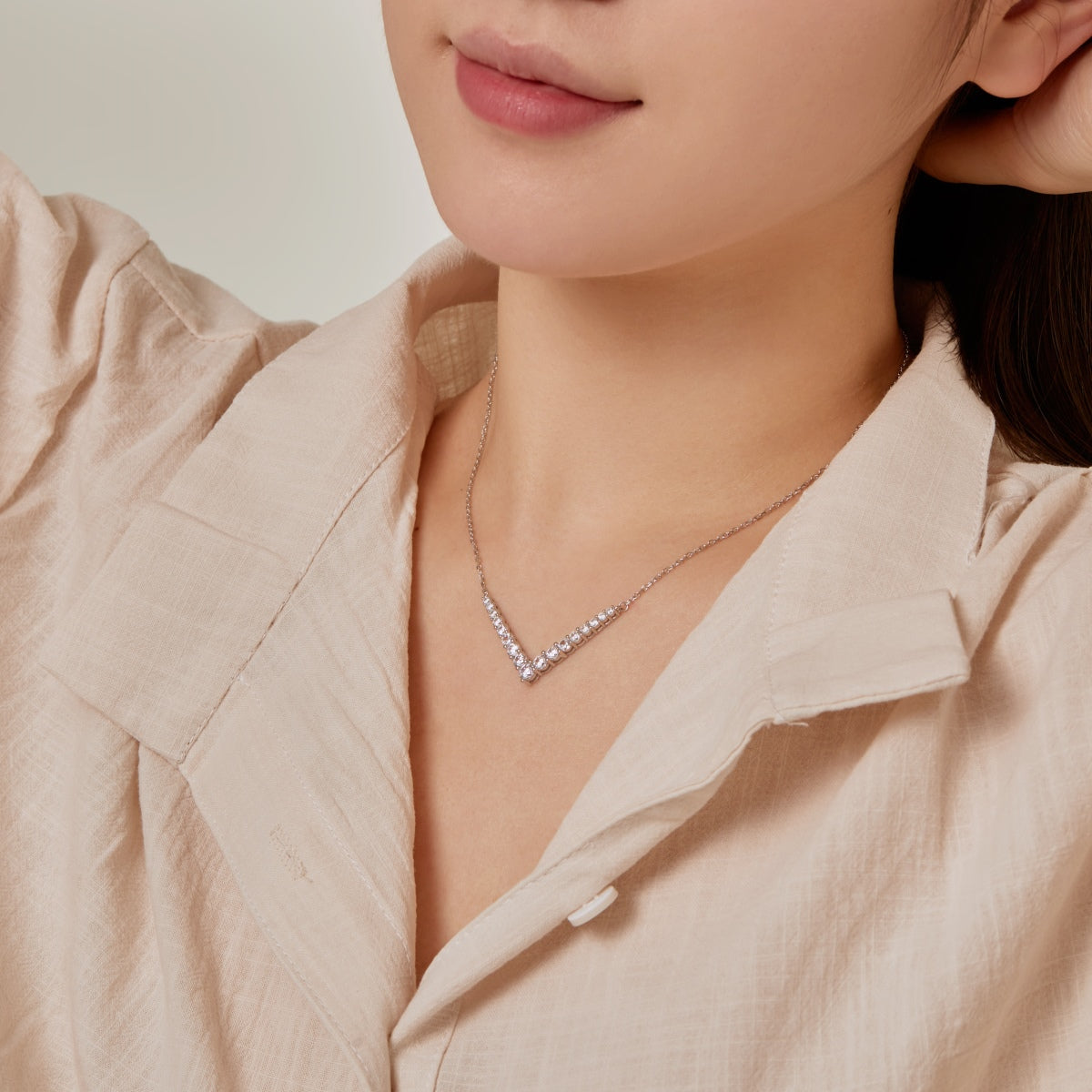 [Polaidi Jewelry]Ornate Round Cut Necklace