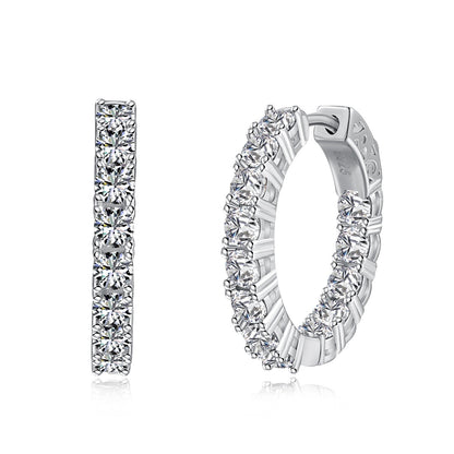 [Polaidi Jewelry]Unique Round Cut Daily Earrings